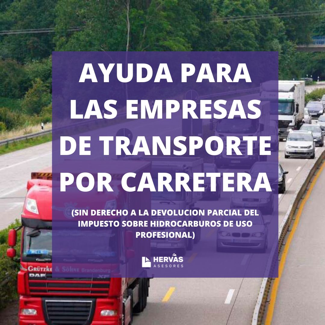 Ayuda para las Empresas de Transporte por Carretera